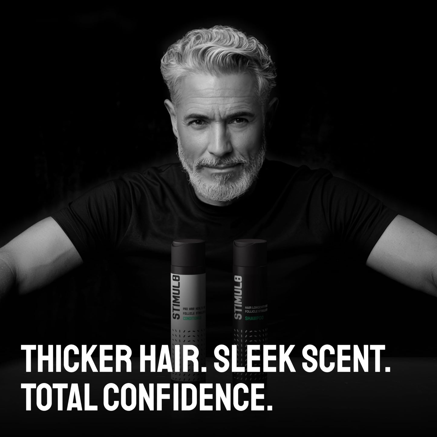 Stimul8™ Hair Growth & Follicle Stimulating Shampoo – Biotin, Baicapil™, DHT Blocker, Thickening & Strengthening for Thinning Hair