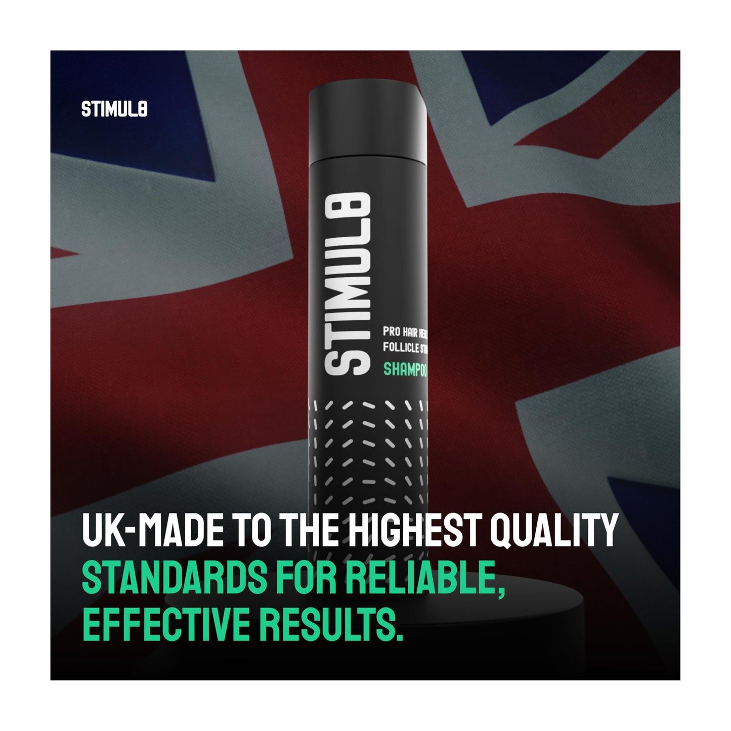 Stimul8™ Hair Growth & Follicle Stimulating Shampoo – Biotin, Baicapil™, DHT Blocker, Thickening & Strengthening for Thinning Hair